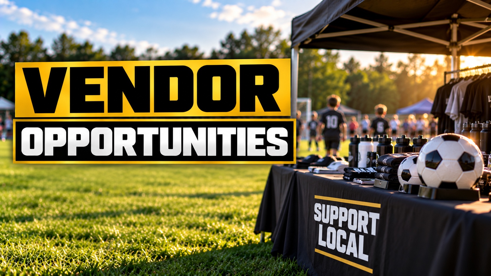 Vendor opportunities on Soccer Saturdays